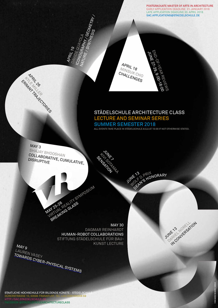 Markus weisbeck sac proposals poster ss 2018