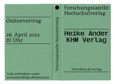Hochschulverlag poster 26 04