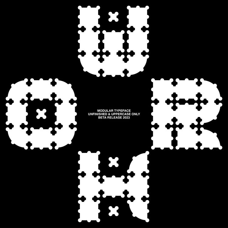 Modular typeface