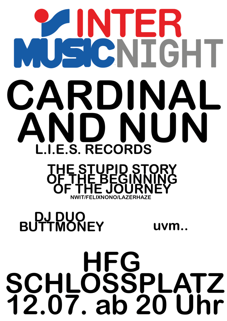 Insta music night poster