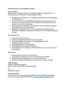 Taunus filmfest ausschreibung step praktikantin seite 1