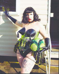 Fly n devil 097 crop print