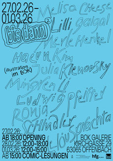 Plakat bisdann josephine schroeder blau